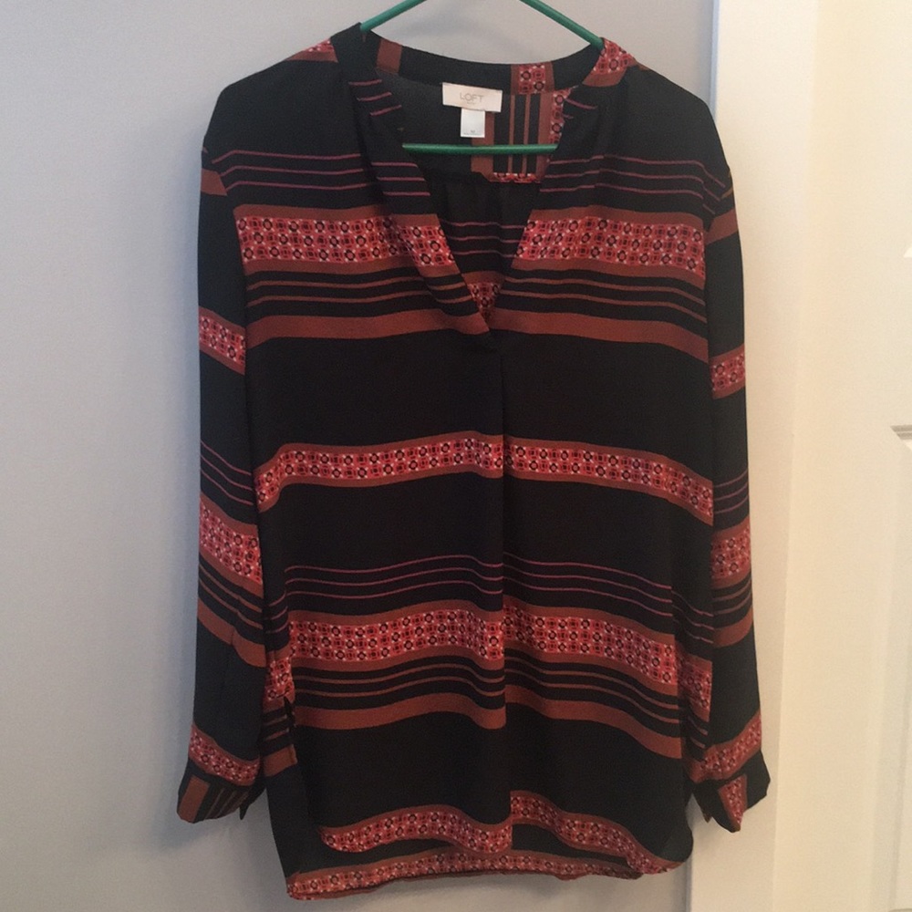 Loft long sleeve blouse, Size M